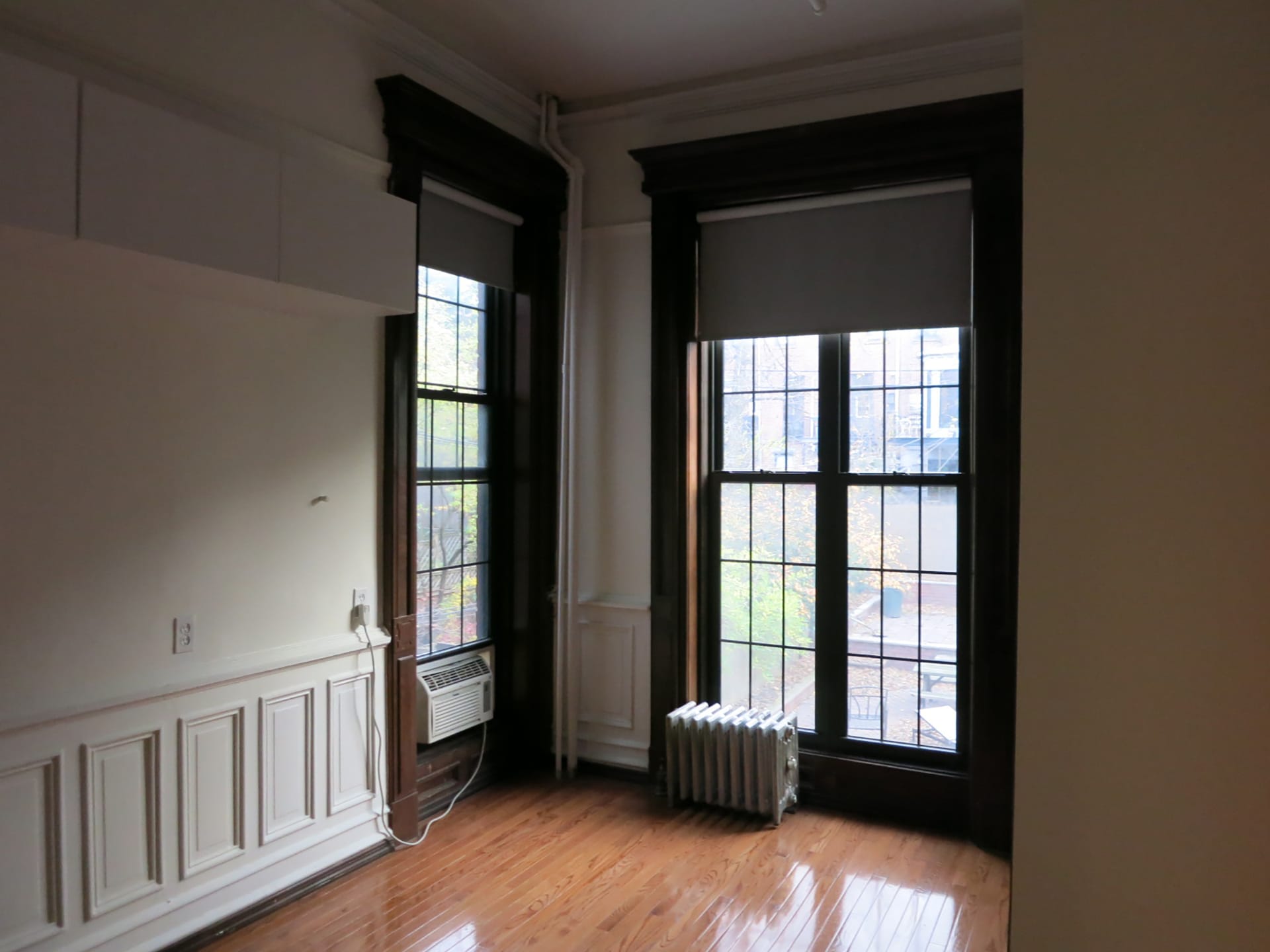 Narrow rear extension in a Park Slope home before our renovation